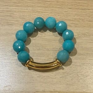 Blue and gold bracelet !😘😘
